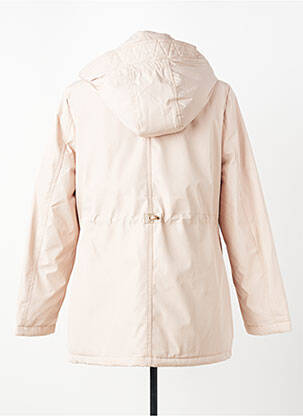 Doudoune poches a capuche beige SATURNE femme