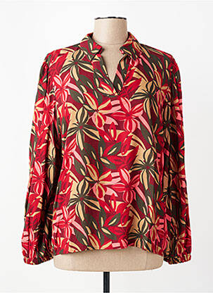 Blouse manches longues manches longues rouge JULIE GUERLANDE femme