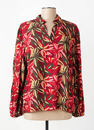Blouse manches longues manches longues rouge JULIE GUERLANDE femme