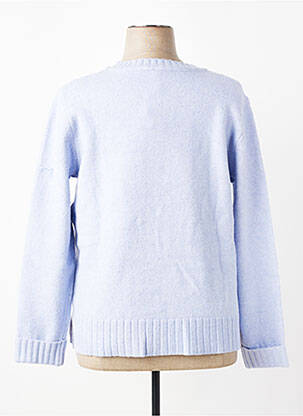 Pull tissage chiné manches longues violet SCORZZO femme