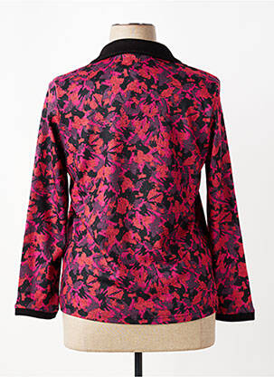 Pull coupe cintrée manches longues rose ELEANE femme