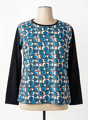 T-shirt manches longues manches longues bleu TELMAIL femme
