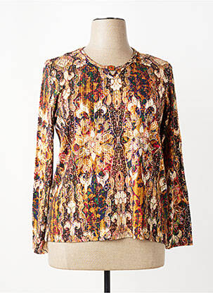T-shirt manches longues manches longues marron GEVANA femme