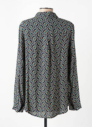 Chemisier tissage crêpe manches longues vert IT HIPPIE femme