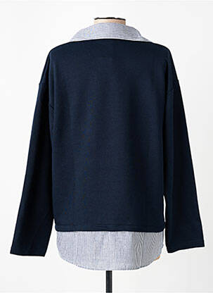 Tunique manches longues col chemisier bleu SEASON femme