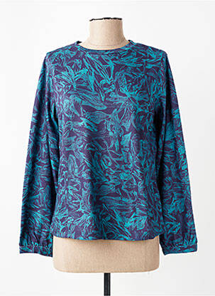 T-shirt manches longues manches longues bleu AGATHE & LOUISE femme