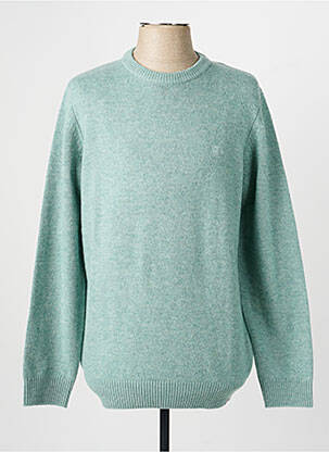 Pull stretch manches longues vert CAMBRIDGE homme