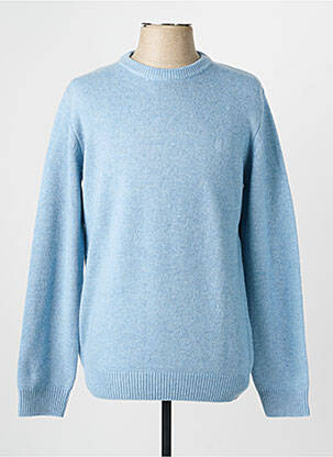 Pull stretch manches longues bleu CAMBRIDGE homme