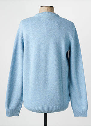 Pull stretch manches longues bleu CAMBRIDGE homme