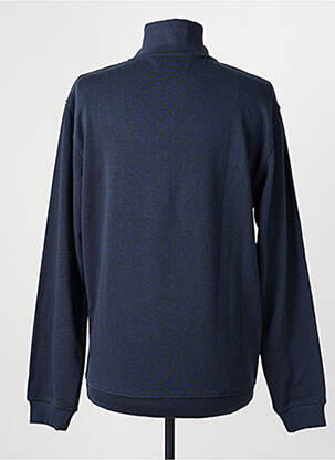 Sweat-shirt stretch manches longues bleu EASYLINE homme
