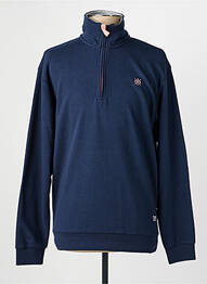 Sweat-shirt stretch manches longues bleu EASYLINE homme