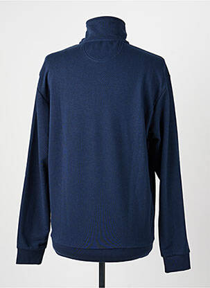 Sweat-shirt stretch manches longues bleu EASYLINE homme