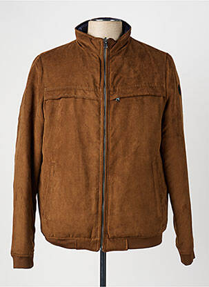 Doudoune manches longues sans capuche marron COFOX homme