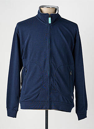 Veste casual resserrée sur le bas bleu EASYLINE homme