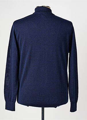 Pull stretch manches longues bleu EMBLEMATIC homme