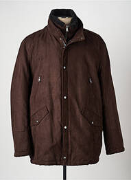 Doudoune manches longues sans capuche marron COFOX homme