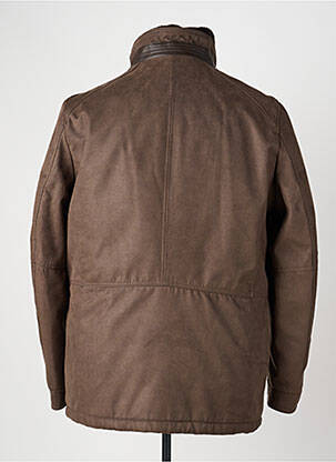 Doudoune poches sans capuche marron COFOX homme