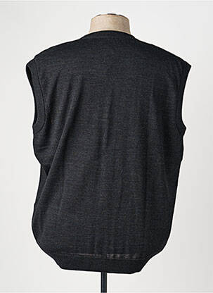 Gilet sans manche fermeture boutonnée sur le devant gris RHODAMEL homme
