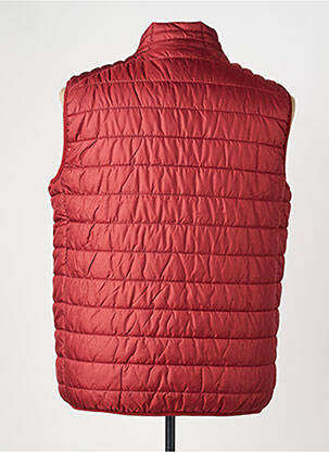 Doudoune tissage imperméable sans capuche orange CAMBRIDGE homme