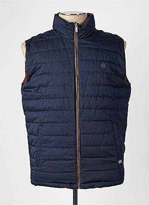 Doudoune poches sans capuche bleu CAMBRIDGE homme