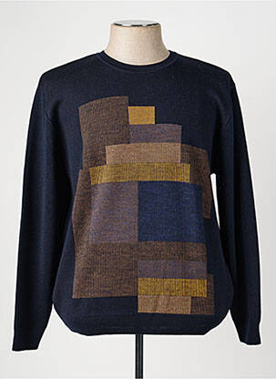 Pull stretch manches longues noir RHODAMEL homme