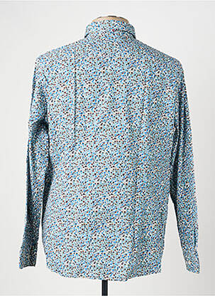 Chemise manches longues imprimé fantaisie bleu CAMBRIDGE homme