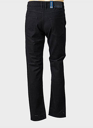 Pantalon droit stretch taille normale noir REDMAN homme