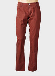 Pantalon droit stretch taille normale marron HATTRIC homme