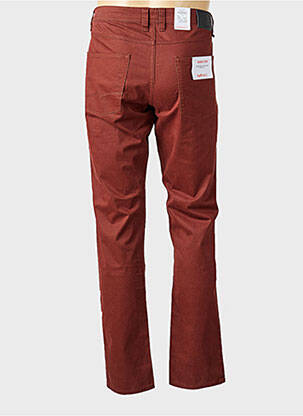 Pantalon droit stretch taille normale marron HATTRIC homme