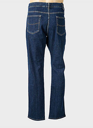 Jeans coupe droite stretch taille normale bleu REDMAN homme