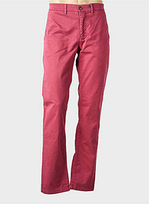 Pantalon chino stretch taille normale rouge CAMBRIDGE homme