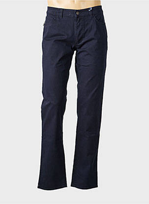 Pantalon droit stretch taille normale bleu HATTRIC homme