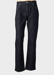 Jeans coupe droite stretch taille normale bleu REDMAN homme