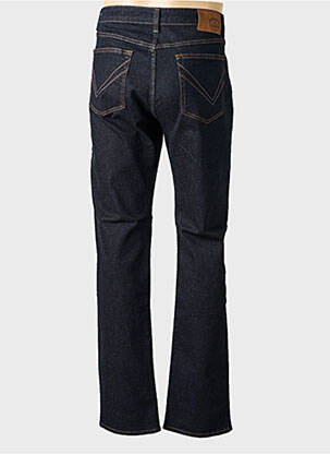 Jeans coupe droite stretch taille normale bleu REDMAN homme