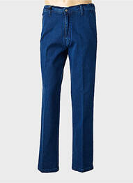 Jeans coupe droite stretch taille normale bleu PIERRE D'ARLANC homme