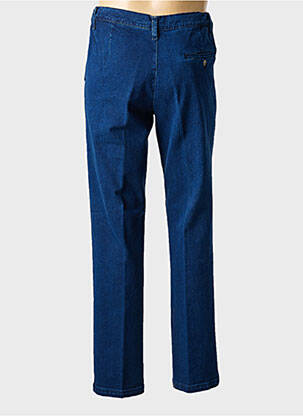 Jeans coupe droite stretch taille normale bleu PIERRE D'ARLANC homme