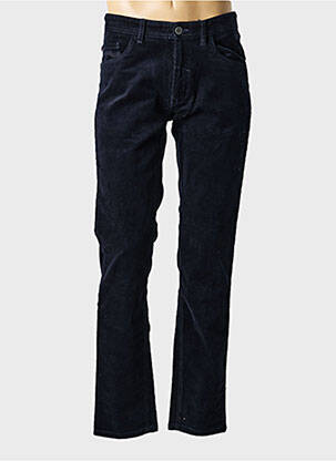 Pantalon droit tissage velours taille normale bleu RED POINT homme