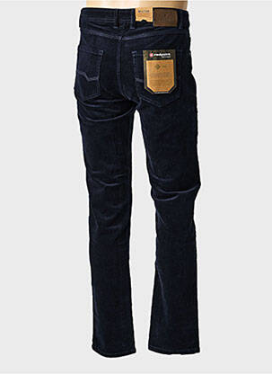 Pantalon droit tissage velours taille normale bleu RED POINT homme