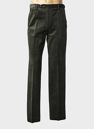 Pantalon droit stretch taille normale vert COSSERAT homme