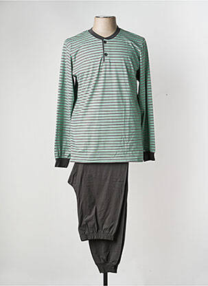 Pyjama col rond vert RINGELLA homme