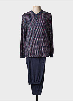 Pyjama col v bleu RINGELLA homme