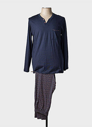 Pyjama col v bleu RINGELLA homme