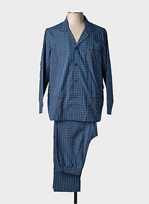 Pyjama manches longues bleu EMINENCE homme