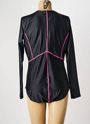 Combishort fermeture boutonnée sur le devant manches longues rouge NIKE femme