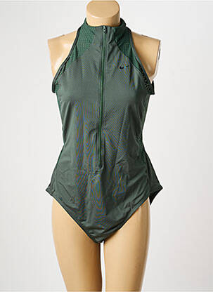 Body col rond sans manche vert NIKE femme