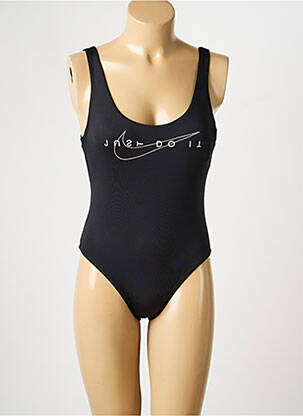 Maillot de bain 1 pièce stretch noir NIKE femme