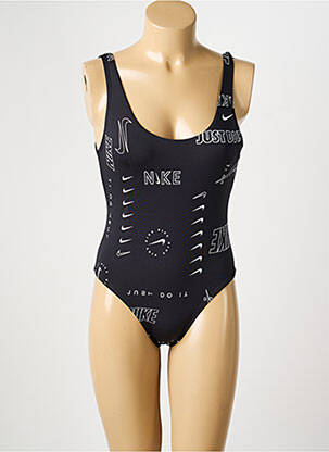 Maillot de bain 1 pièce imprimé fantaisie noir NIKE femme
