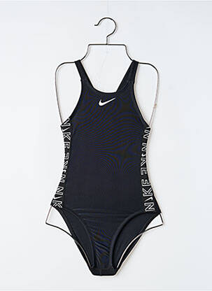 Maillot de bain 1 pièce haut soutien-gorge nageur haut soutien-gorge nageur noir NIKE femme