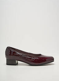 Escarpins tissage vernis talon plat jusqu'à 3cm violet JMG HOUCKE femme