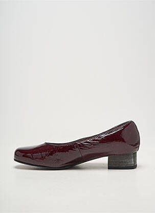 Escarpins tissage vernis talon plat jusqu'à 3cm violet JMG HOUCKE femme